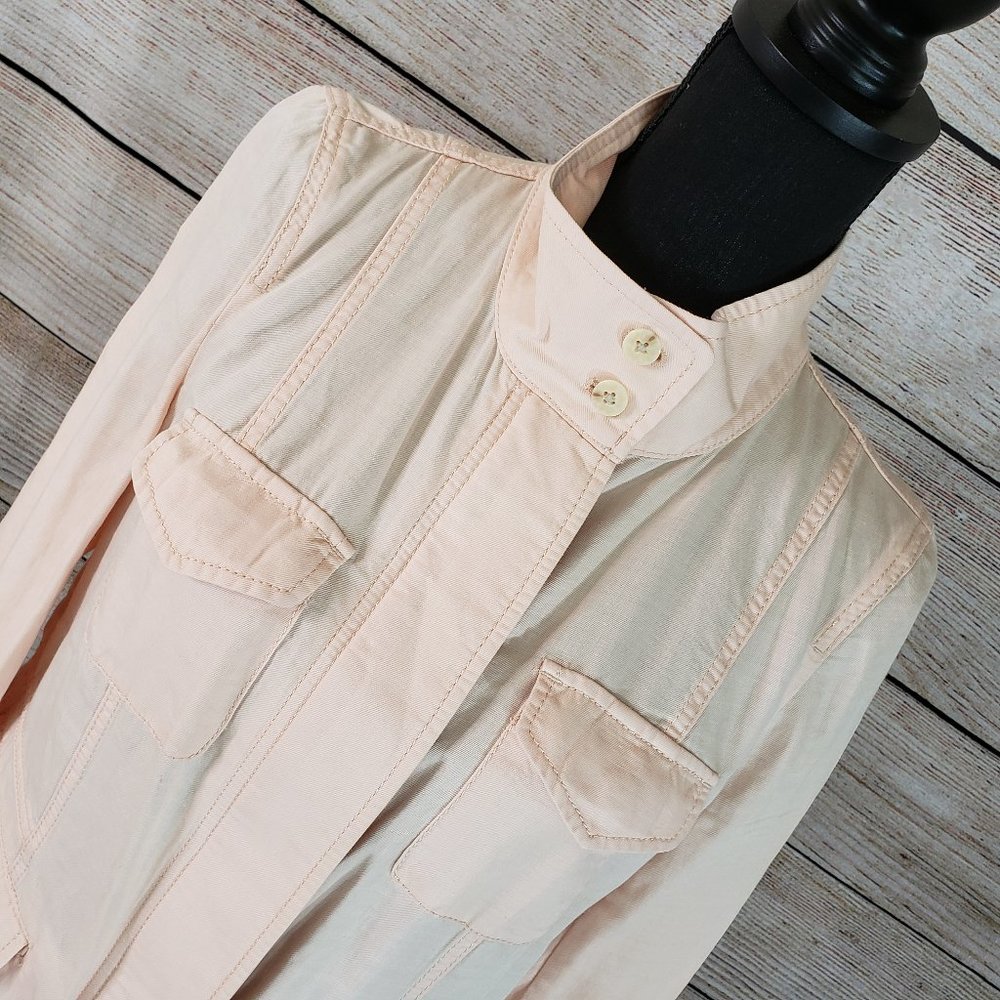 TALBOTS BLUSH ZIPPER JACKET - SIZE 6 - Picture 3 of 11